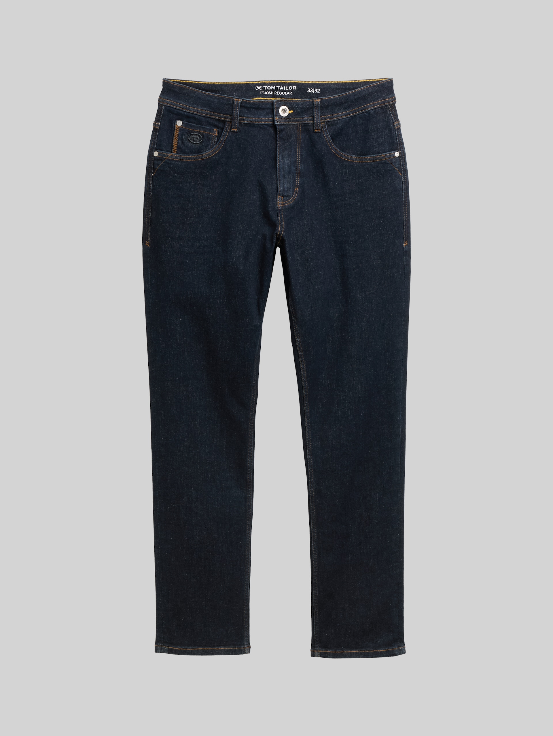 TTJOSH REGULAR SLIM Stretch jeans - Rinsed Blue Denim - Front product view
