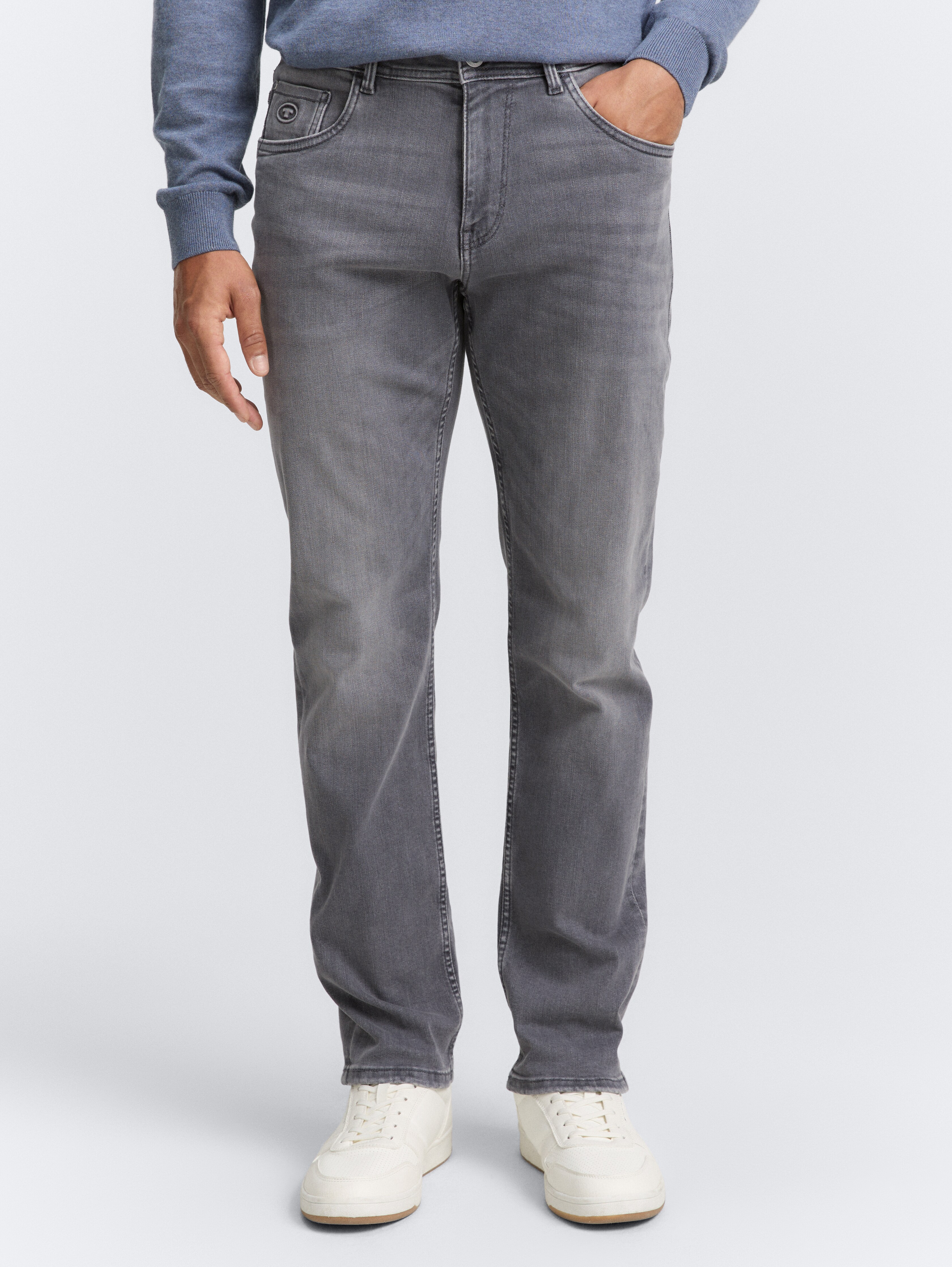 TTJOSH REGULAR SLIM Jeans mit Stretch von Men, grey denim