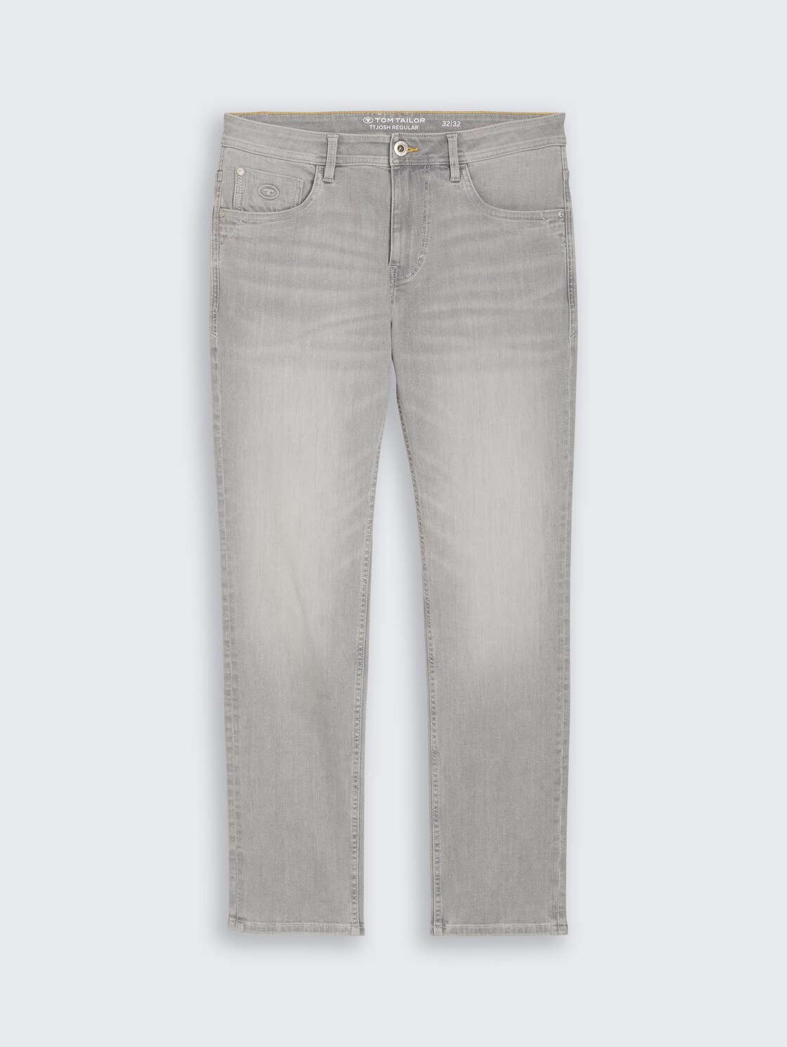 TTJOSH REGULAR SLIM Jeans mit Stretch - used light stone grey denim - Vorder-Produkt-Ansicht