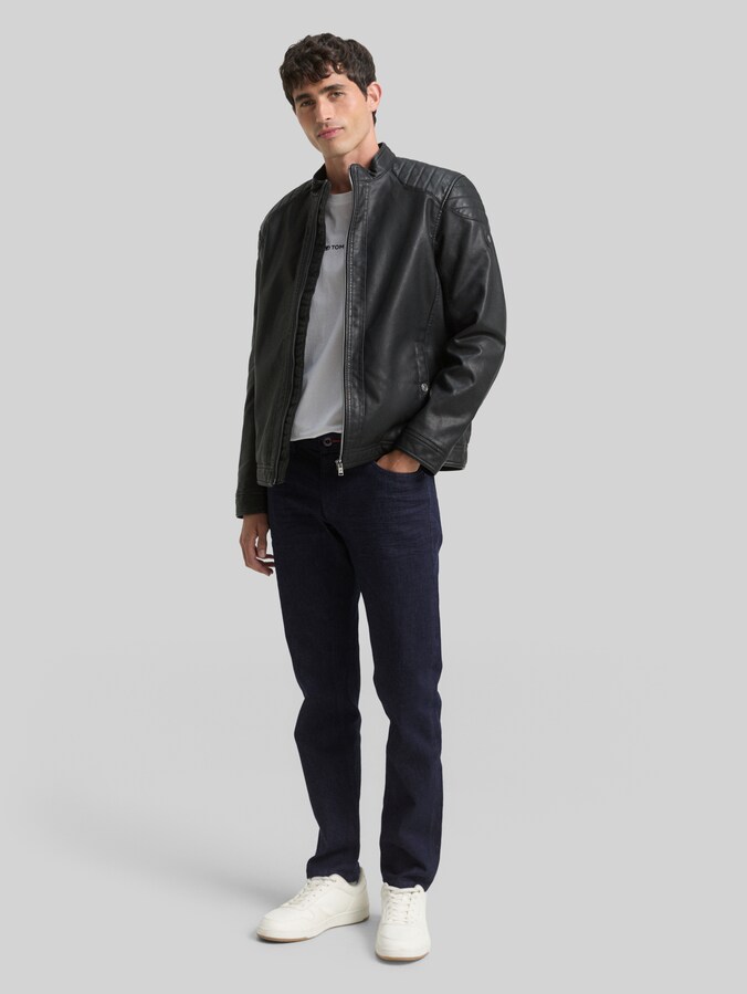 TTCURT TAPERED Jeans mit Stretch von Men, Rinsed Blue Denim
