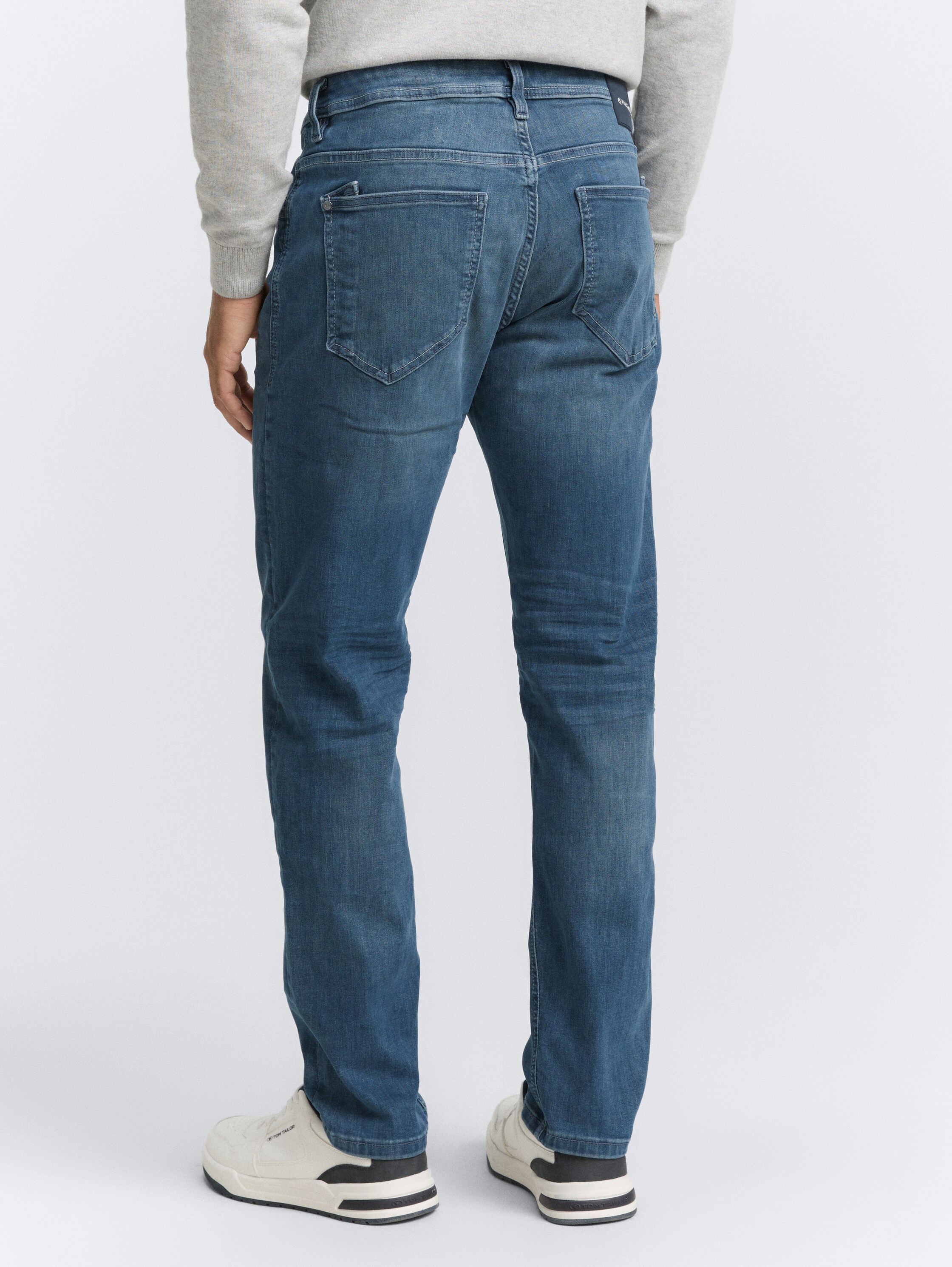 TTCURT TAPERED jeans met stretch - blue_grey_denim - 