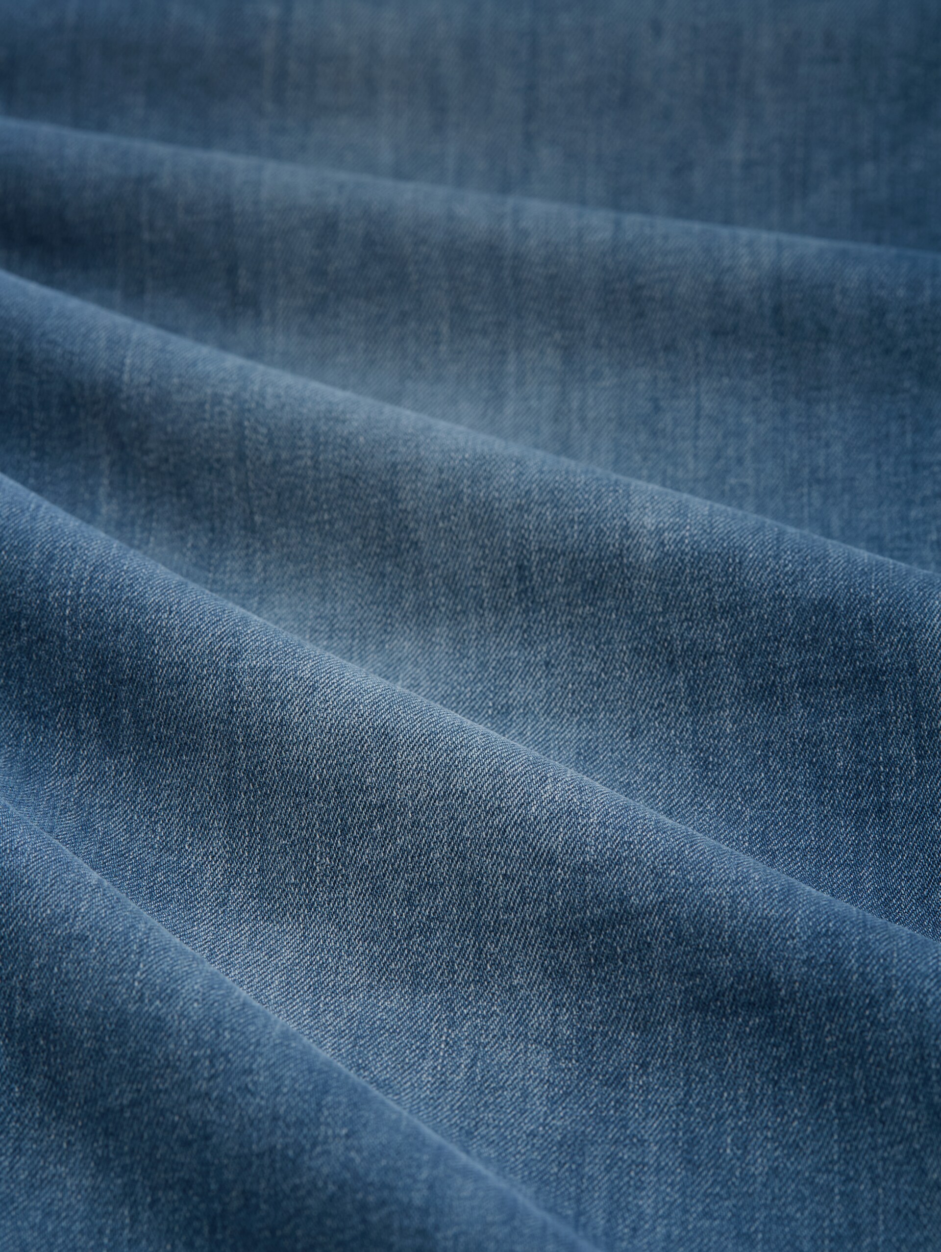 TTCURT TAPERED Jeans mit Stretch - blue grey denim - Material-Ansicht
