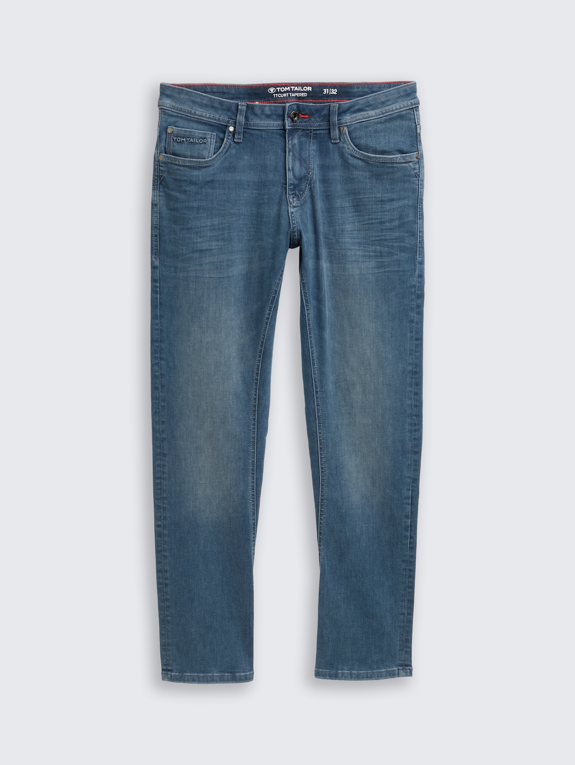 TTCURT TAPERED Jeans mit Stretch - blue grey denim - Vorder-Produkt-Ansicht