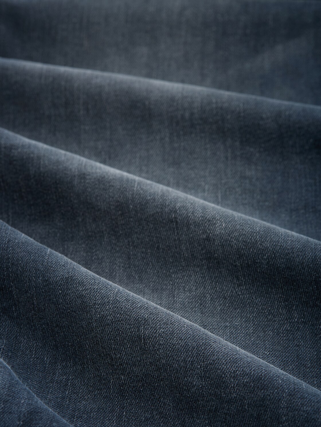 TTCURT TAPERED Jeans mit Stretch - blue black denim - Material-Ansicht