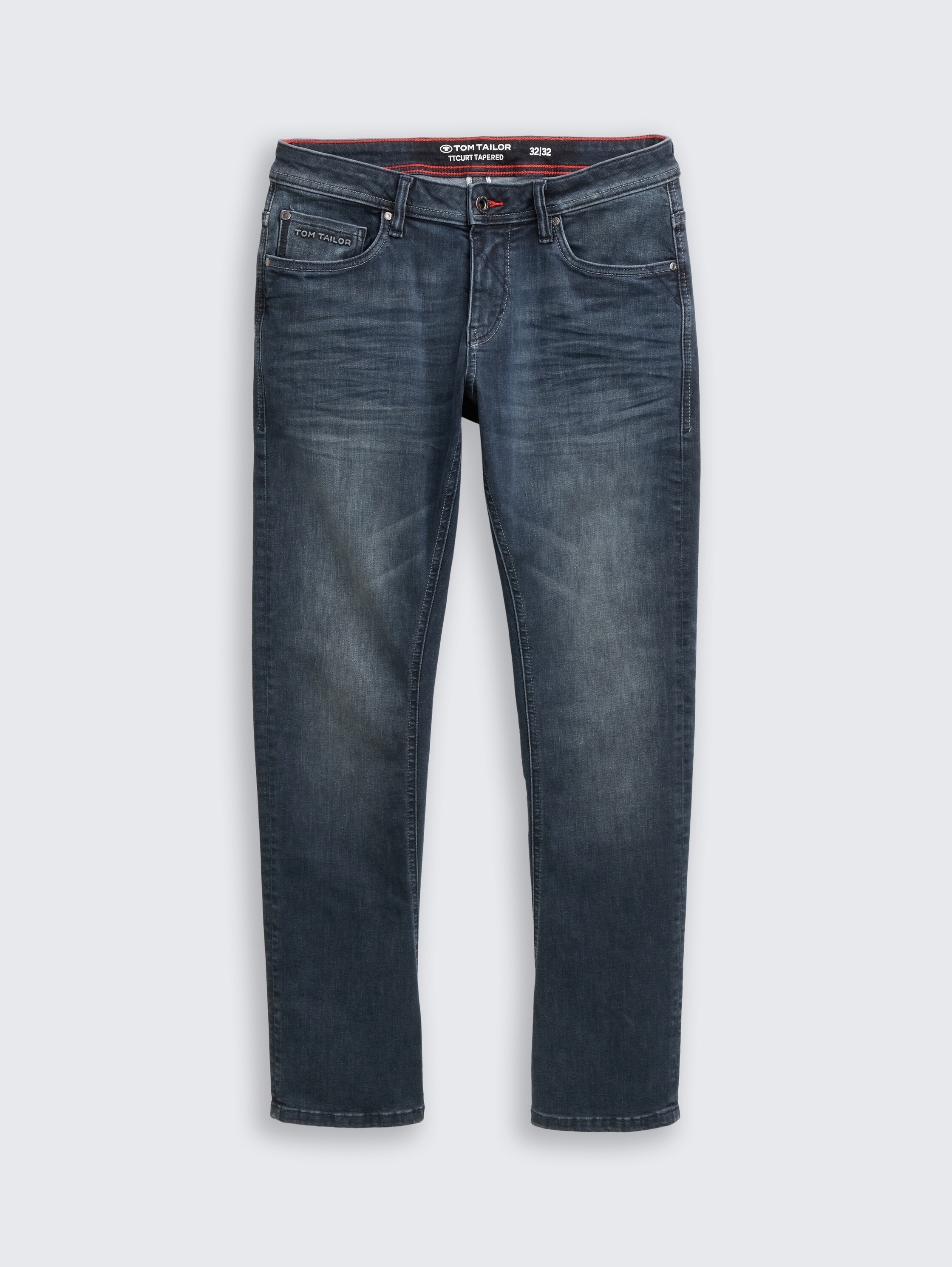 TTCURT TAPERED jeans with stretch - blue black denim - Front product view