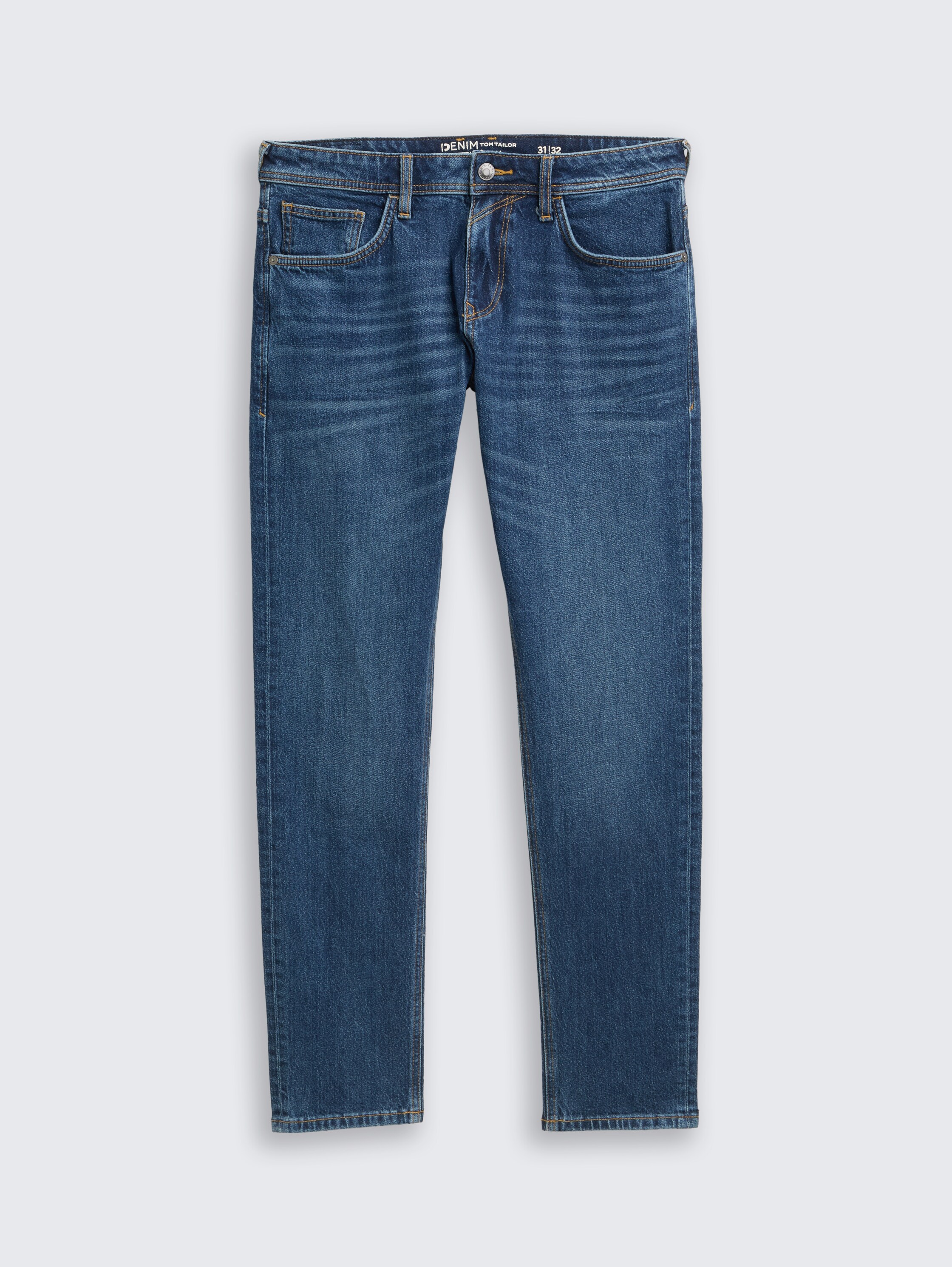 TTPIERS SLIM Jeans - used_dark_stone_blue_denim - 