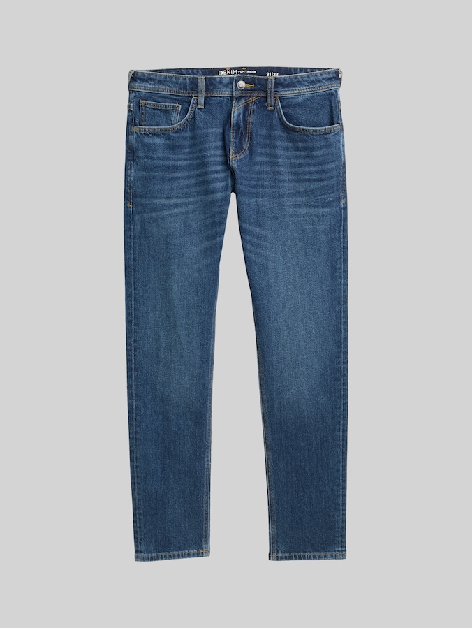 TTPIERS SLIM jeans by Denim Male, Used Dark Stone Blue Denim