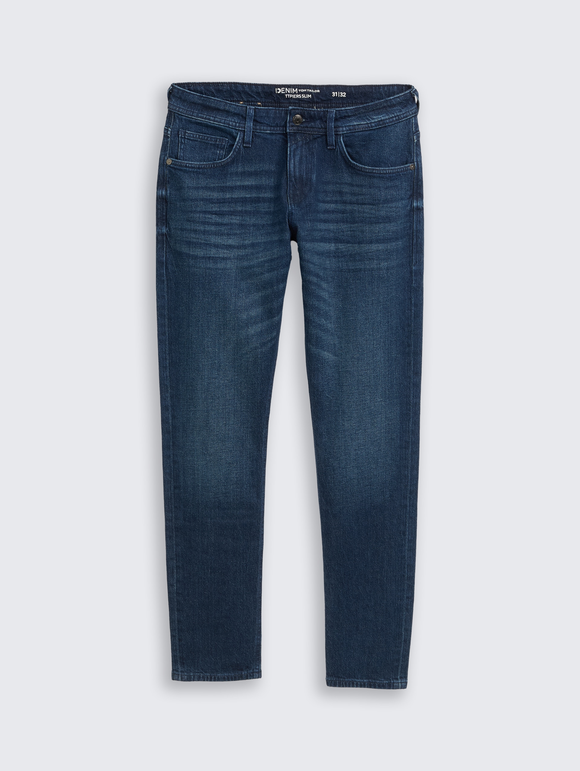 TTPIERS SLIM Jeans - dark blue denim - Vorder-Produkt-Ansicht