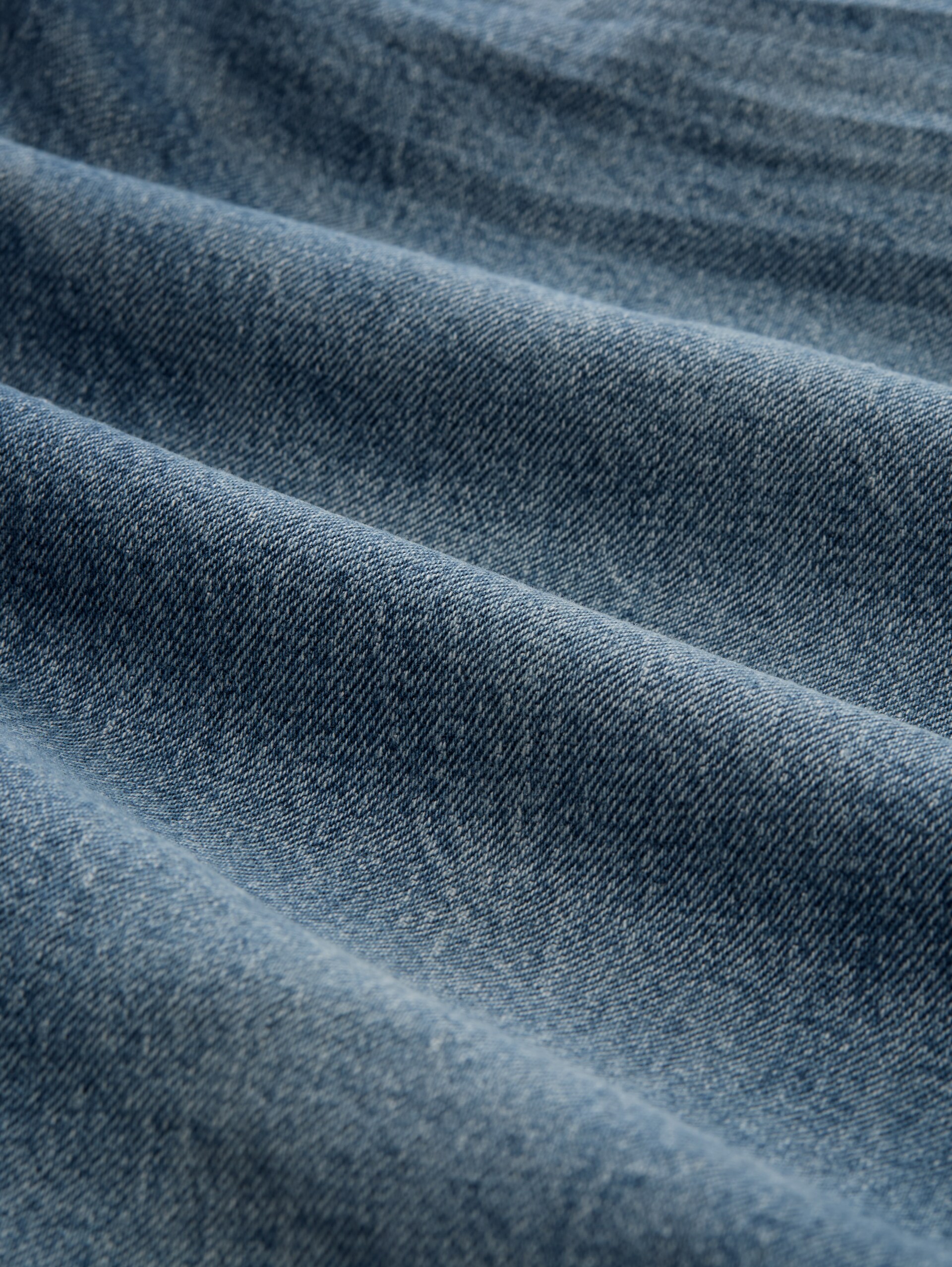 TTPIERS SLIM jeans - mid stone blue grey denim - Material view