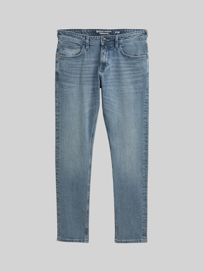 Jean TTPIERS SLIM par Denim Male, mid stone blue grey denim