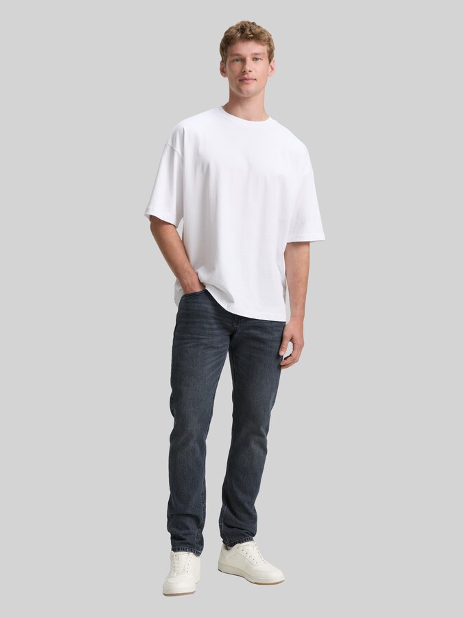 TTPIERS SLIM Jeans von Denim Male, used dark stone grey denim