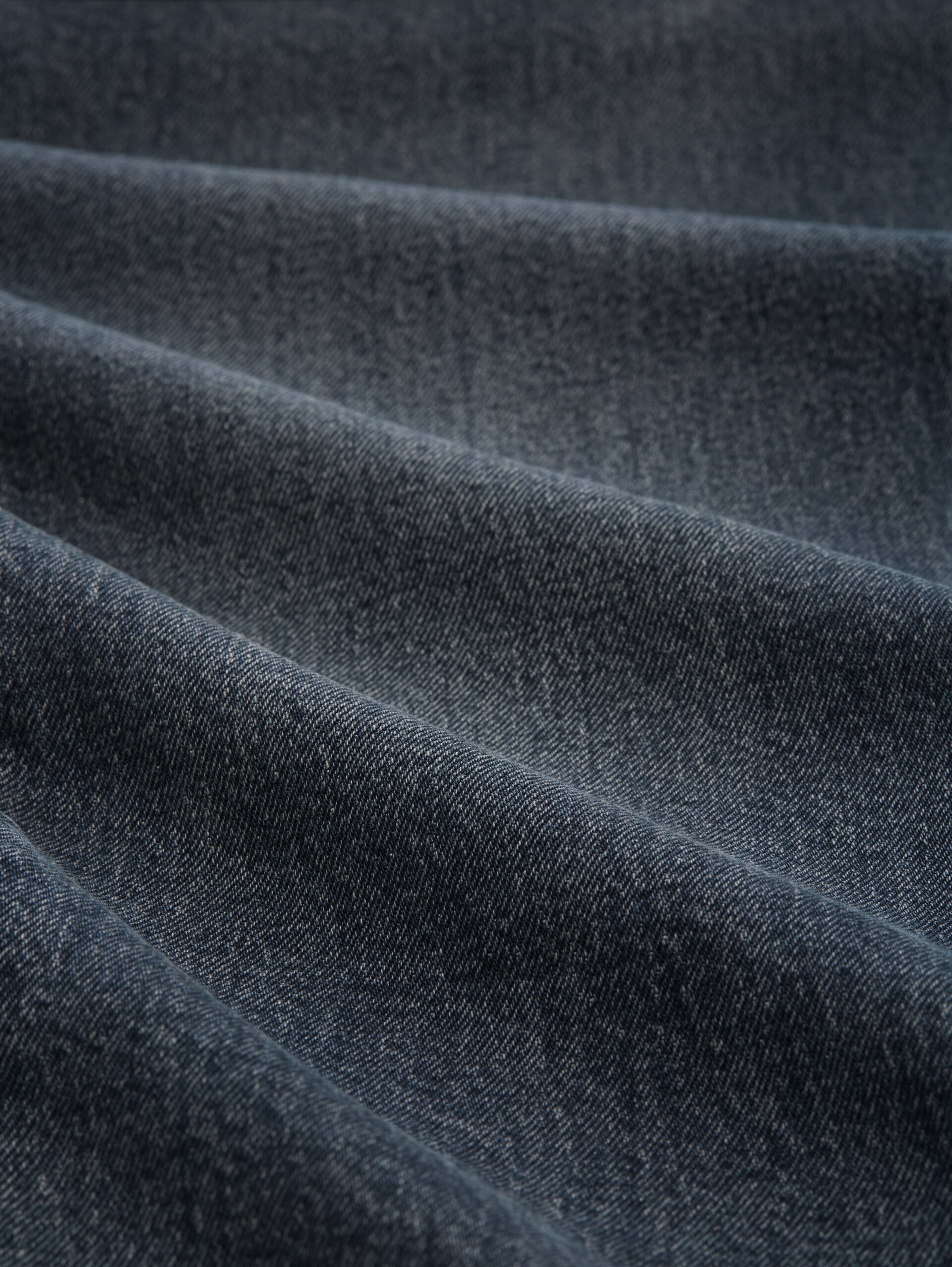 TTPIERS SLIM Jeans - used dark stone grey denim - Material-Ansicht
