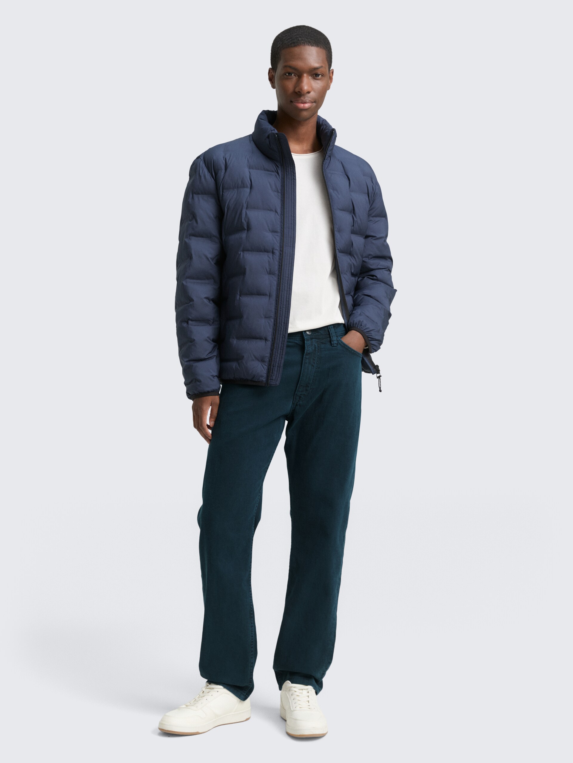 TTWAYLEN RELAXED Jeans - deep pond green - Model-Vorderansicht