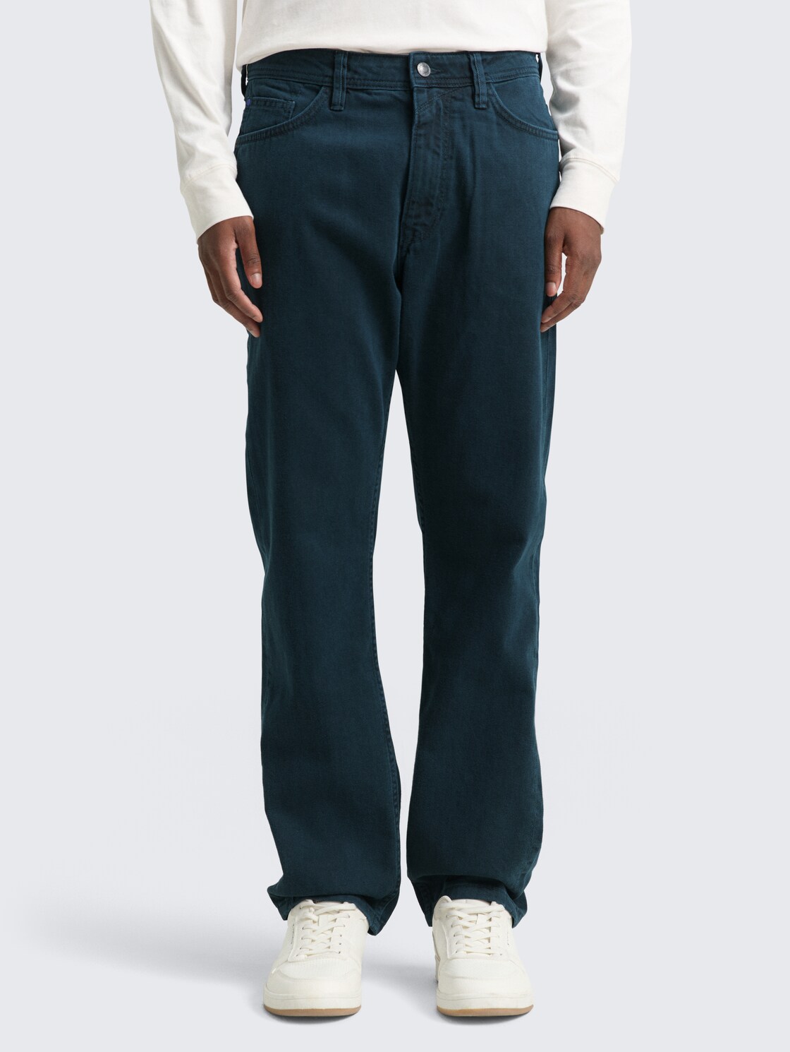 TTWAYLEN RELAXED Jeans - deep pond green - Ausschnitt Model-Vorderansicht