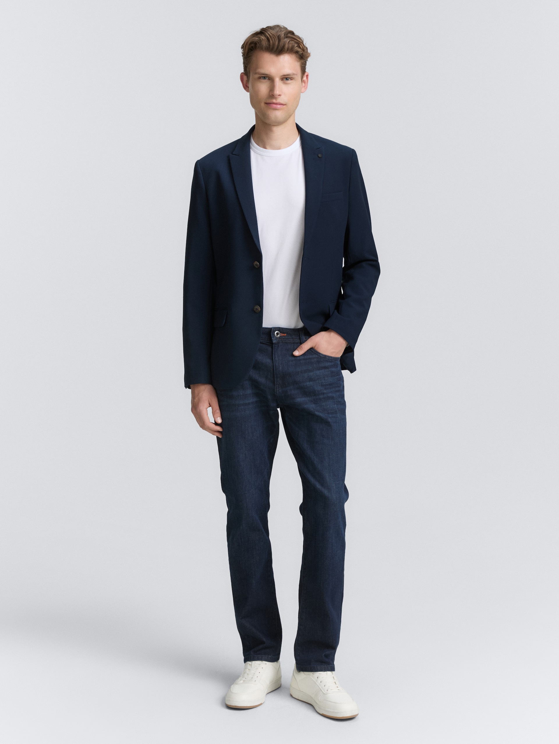 Regular Fit Sakko - sky captain blue