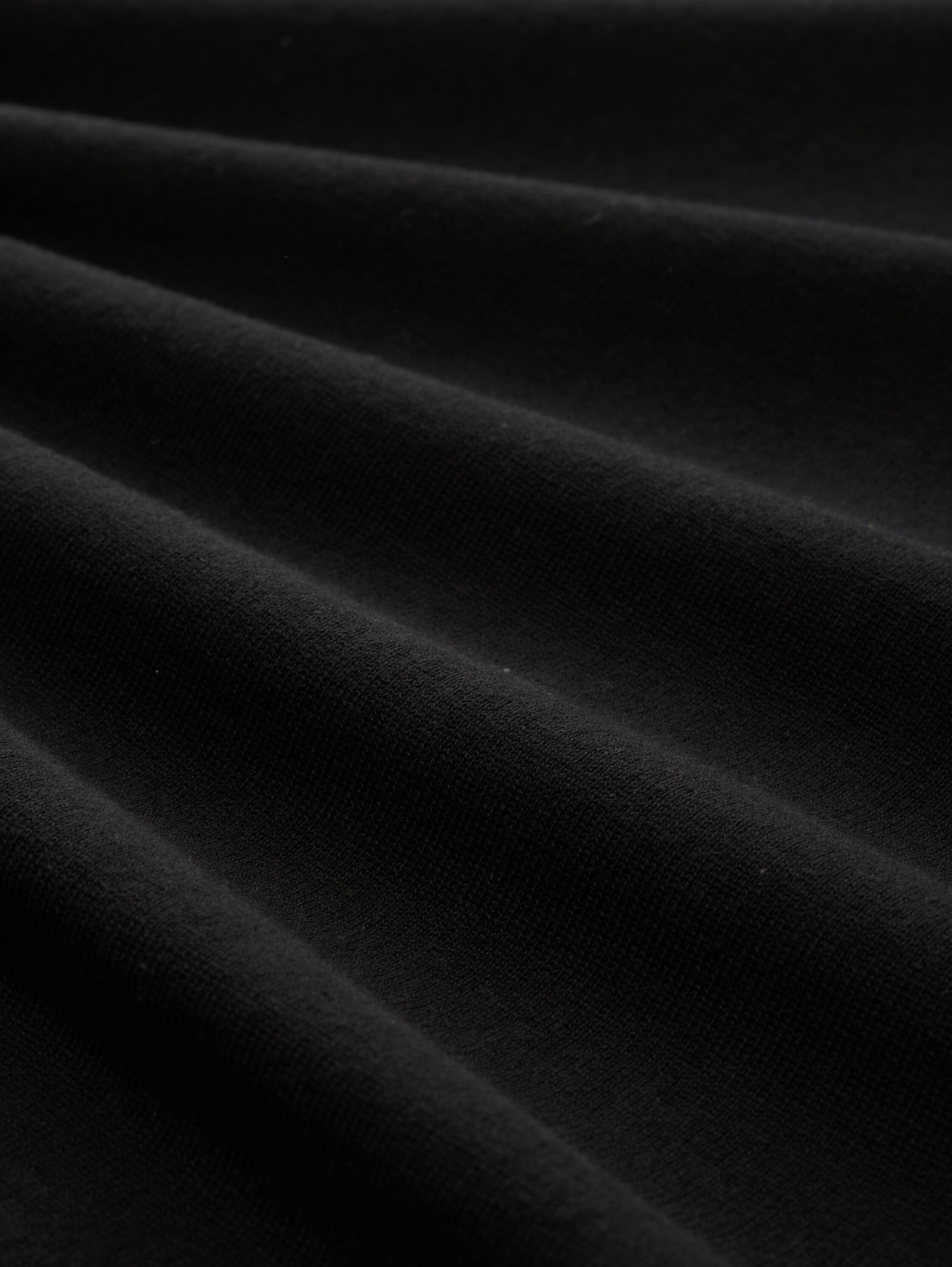 Rollkragenpullover aus Baumwolle - black - 