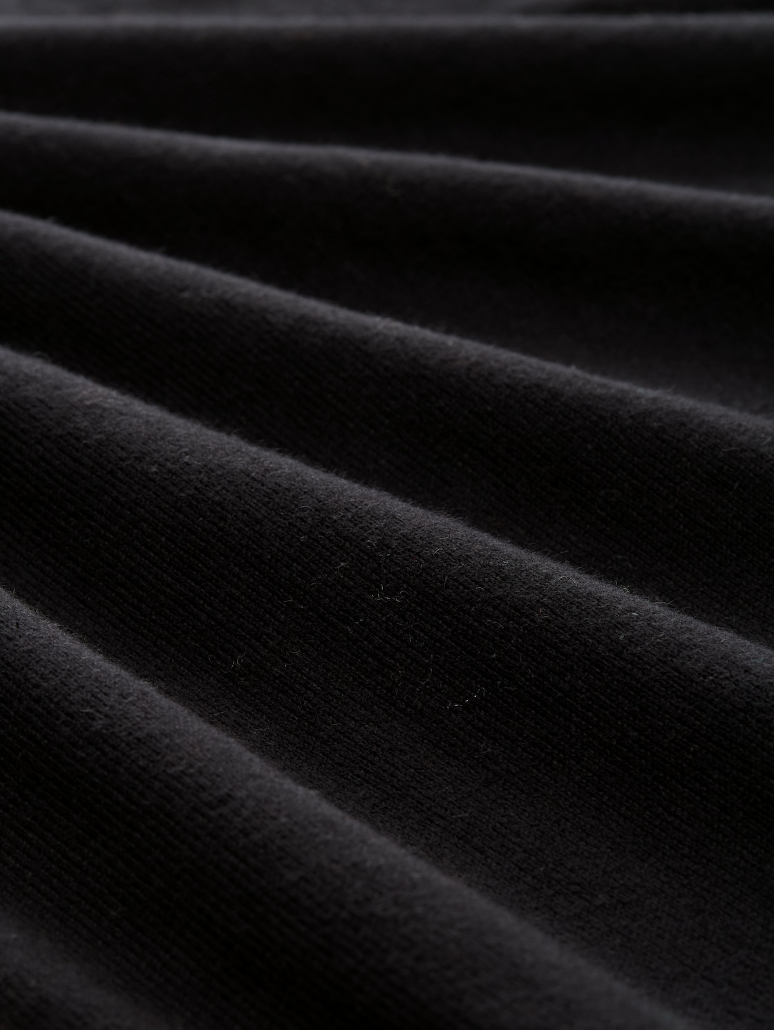 Strickpullover mit Kaschmir-Anteil - Black - Material-Ansicht