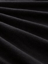 Pull en tricot avec cachemire - Black - Vue de la matière