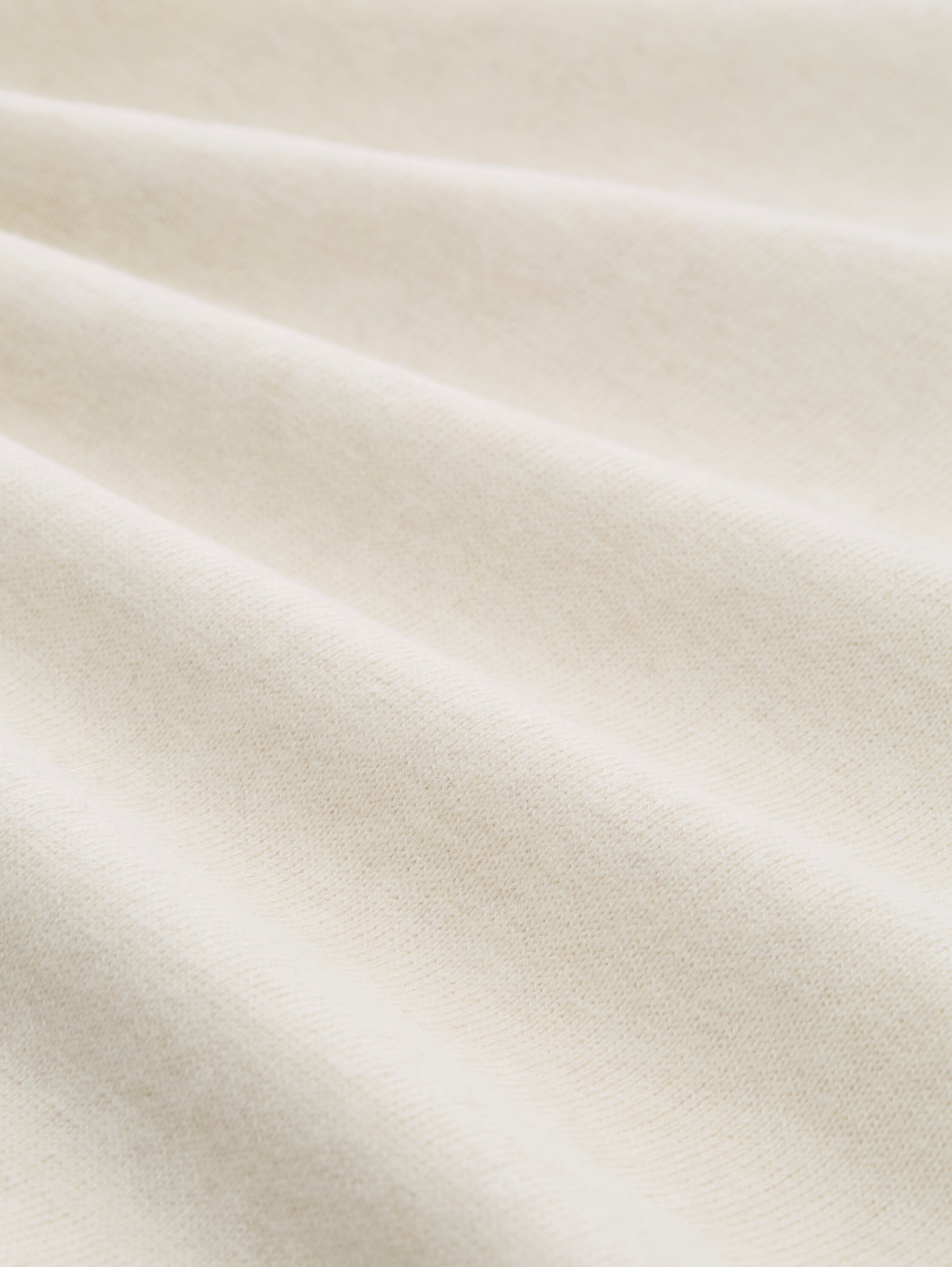 Strickpullover mit Kaschmir-Anteil - soft buttercream melange - Material-Ansicht