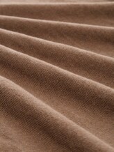 Pull en tricot avec cachemire - dark taupe melange - Vue de la matière
