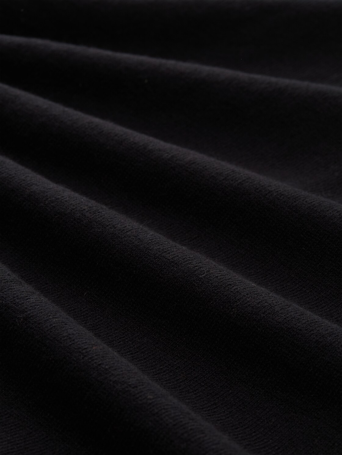 Strickpullover mit Kaschmir-Anteil - Black - Material-Ansicht