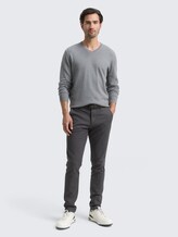 Pull en tricot avec cachemire - classic dark grey melange - Vue de face du modèle