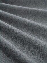 Pull en tricot avec cachemire - classic dark grey melange - Vue de la matière