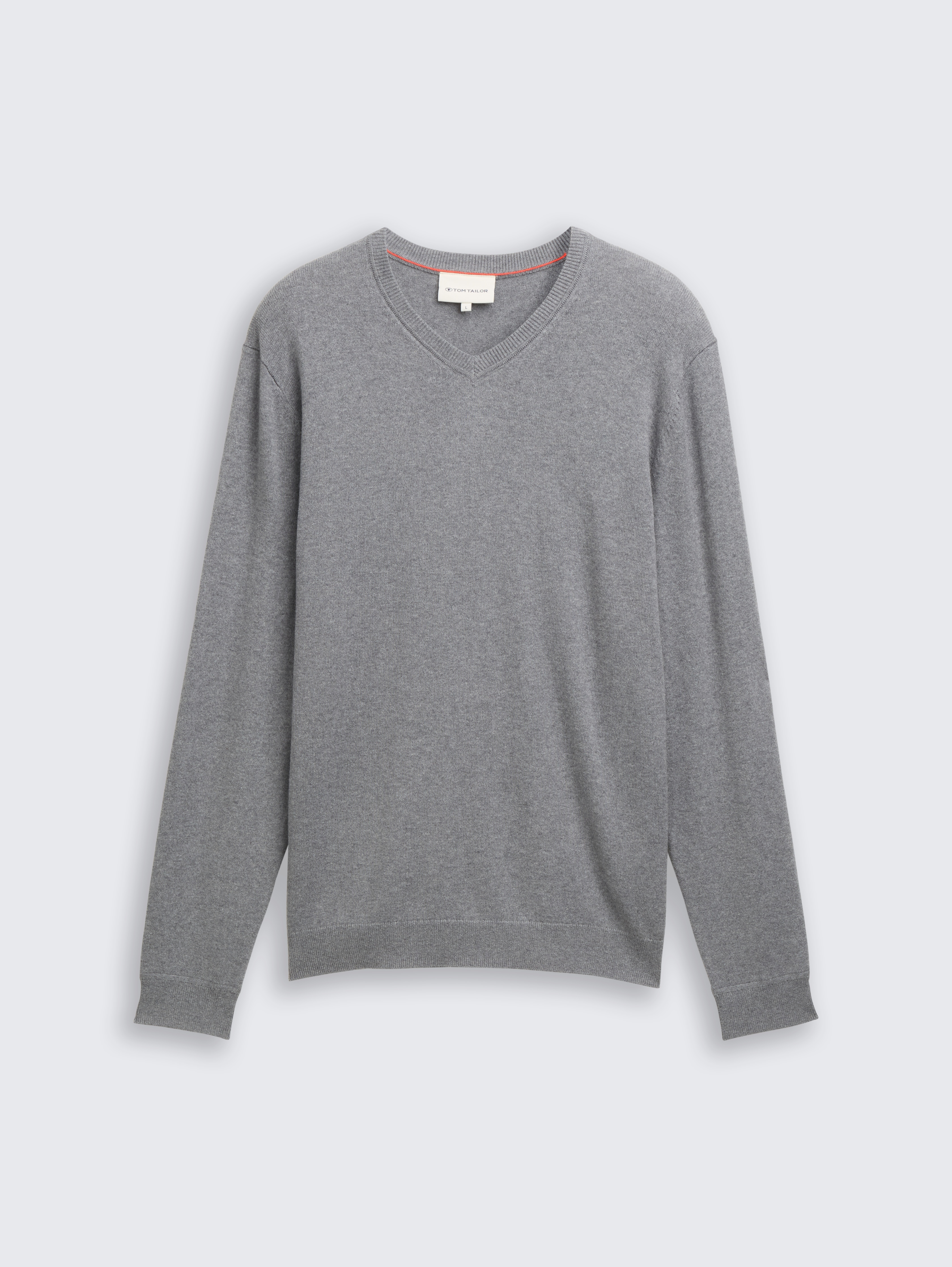 Strickpullover mit Kaschmir-Anteil von Men, classic dark grey melange