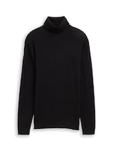 Nicht ausgewählt, Rollkragenpullover mit Kaschmir-Anteil von Tom Tailor, schwarz