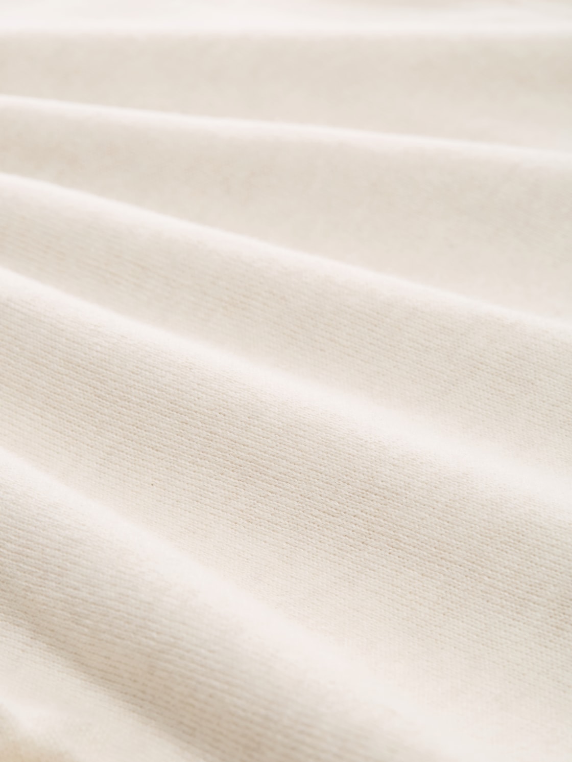 Rollkragenpullover mit Kaschmir-Anteil - soft buttercream melange - Material-Ansicht