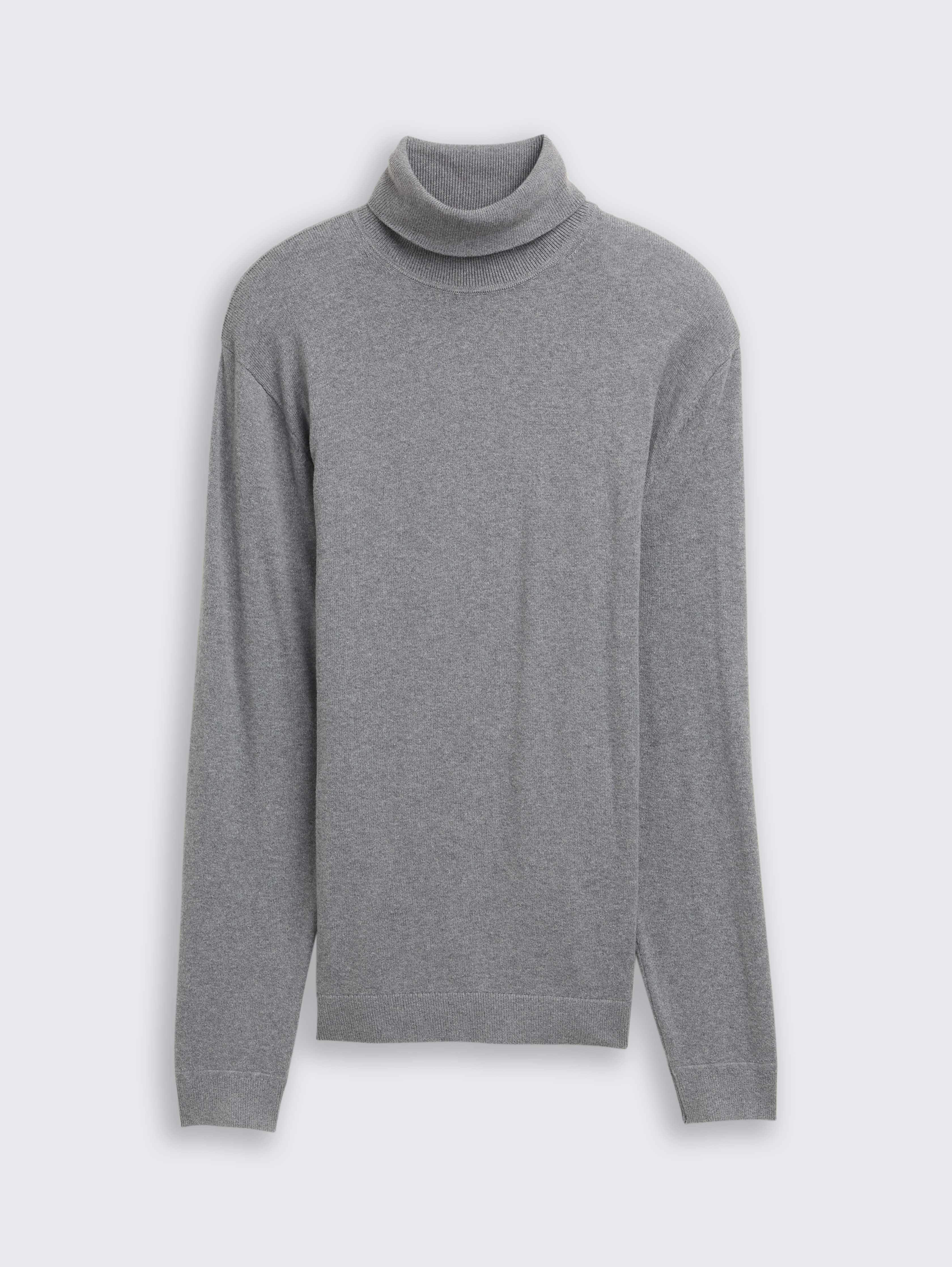 Rollkragenpullover mit Kaschmir-Anteil von Men, classic dark grey melange