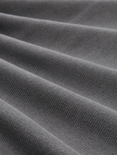 Strickpullover im Washed-Look aus Baumwolle - classic dark grey - Material-Ansicht