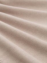 Troyer Strickpullover im Washed-Look aus Baumwolle - light cashmere - Material-Ansicht