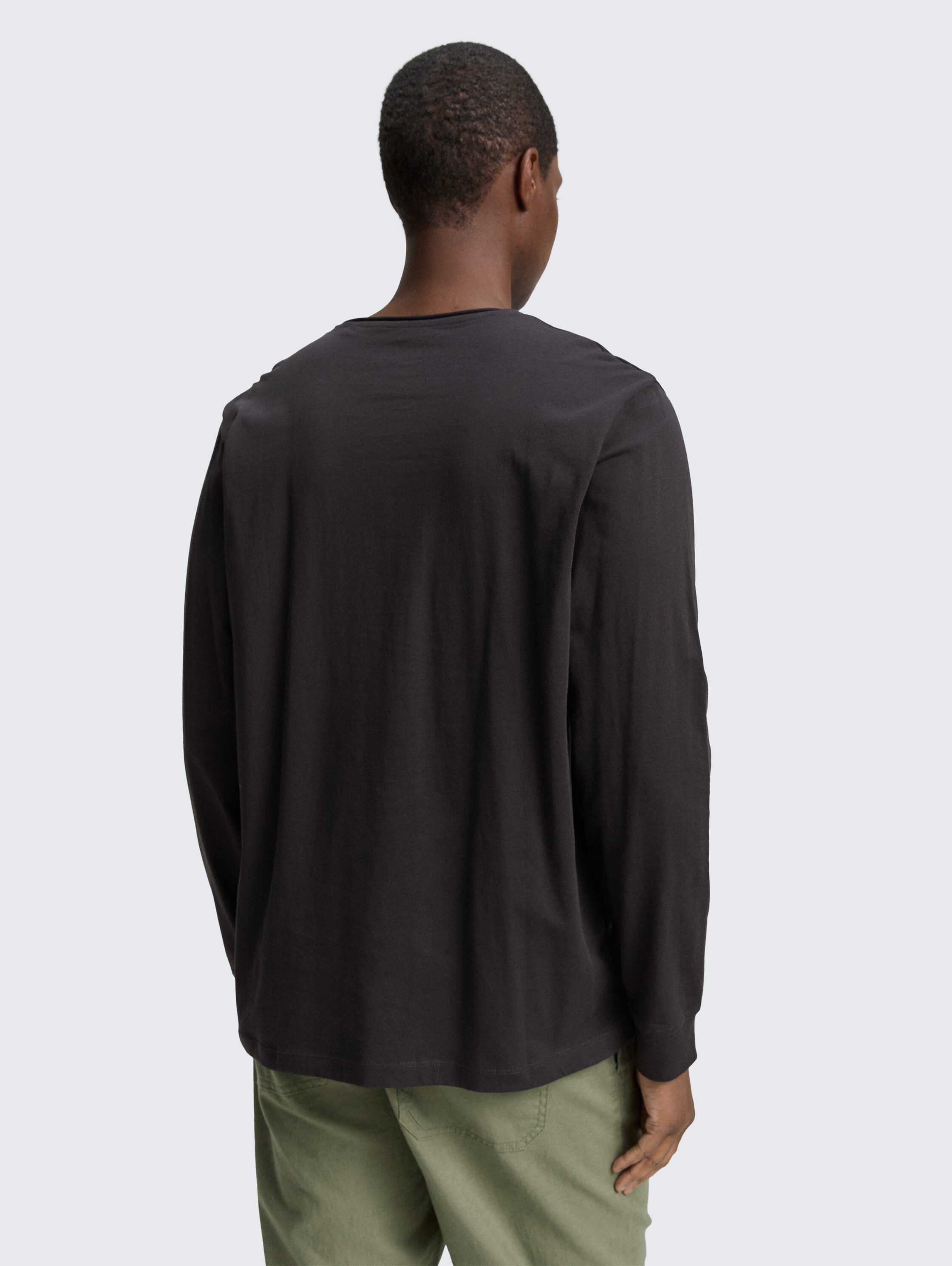 Katoenen shirt met lange mouwen - night_watch_black_1 - 