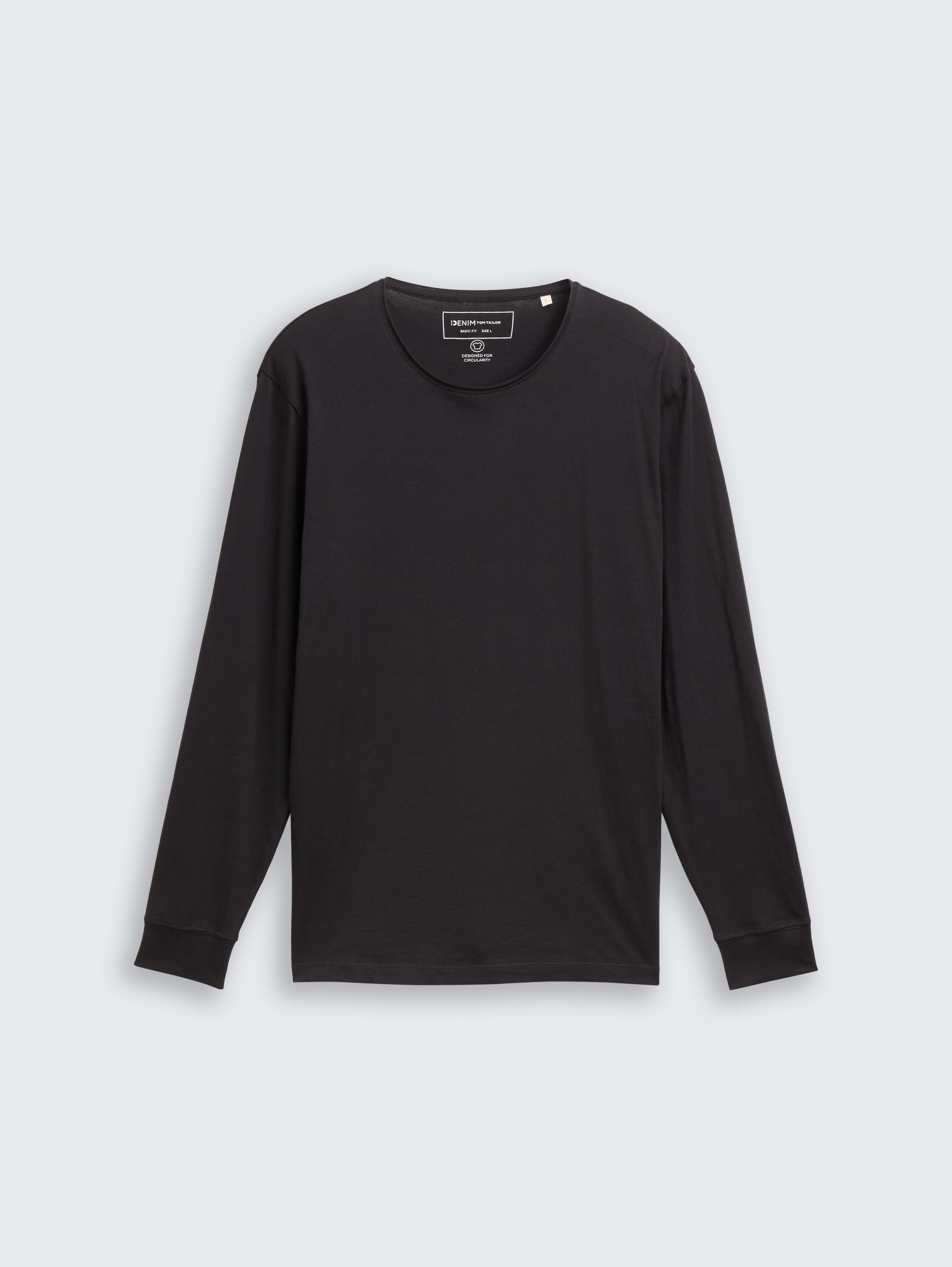 Katoenen shirt met lange mouwen - night_watch_black_1 - 