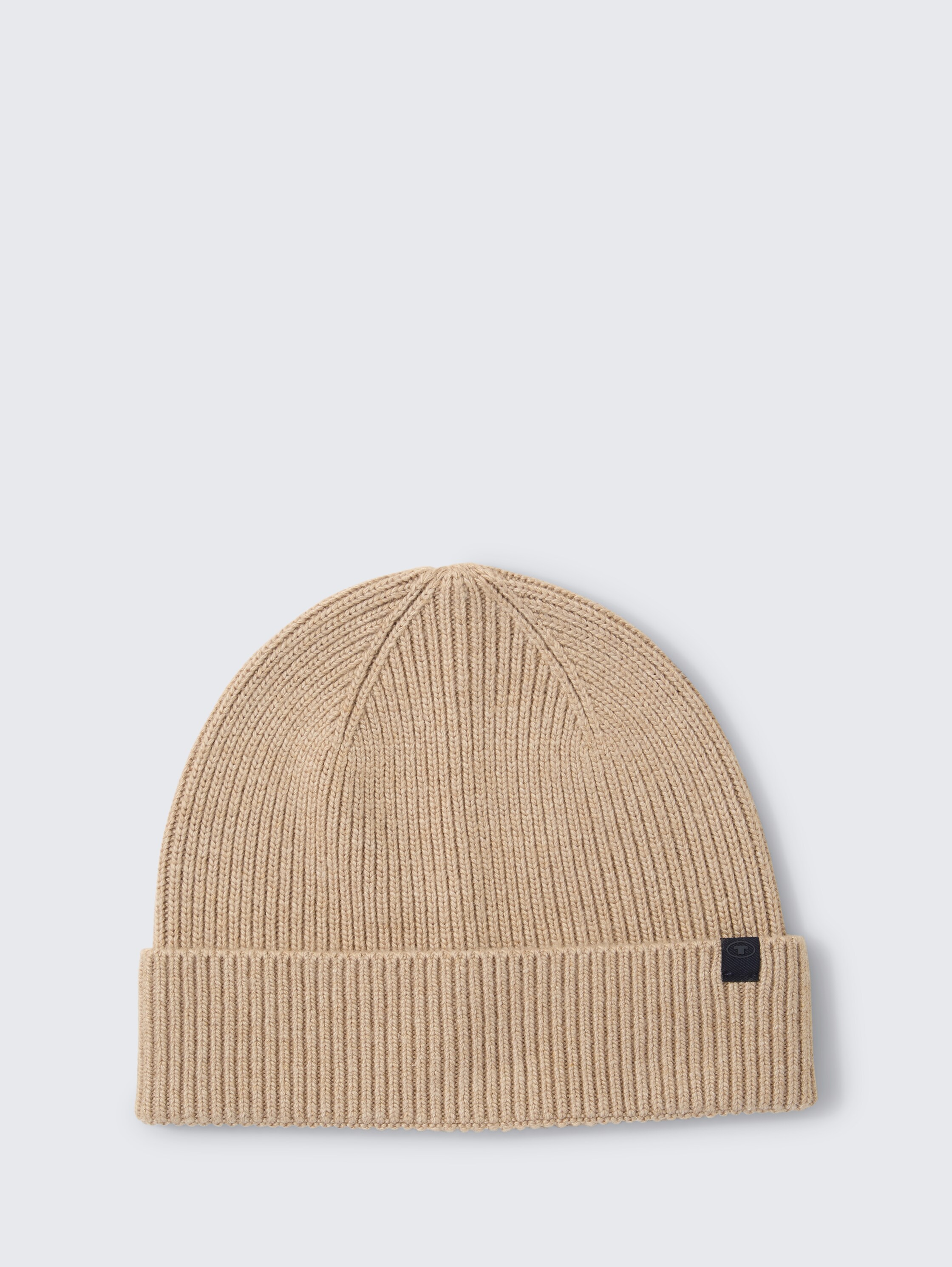 Beanie Strickmütze mit Wollanteil - soft_light_beige_melange_1 - 