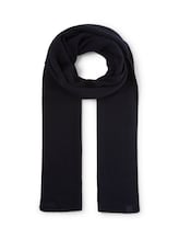 Selected, Knitted scarf with wool content by Tom Tailor, blue