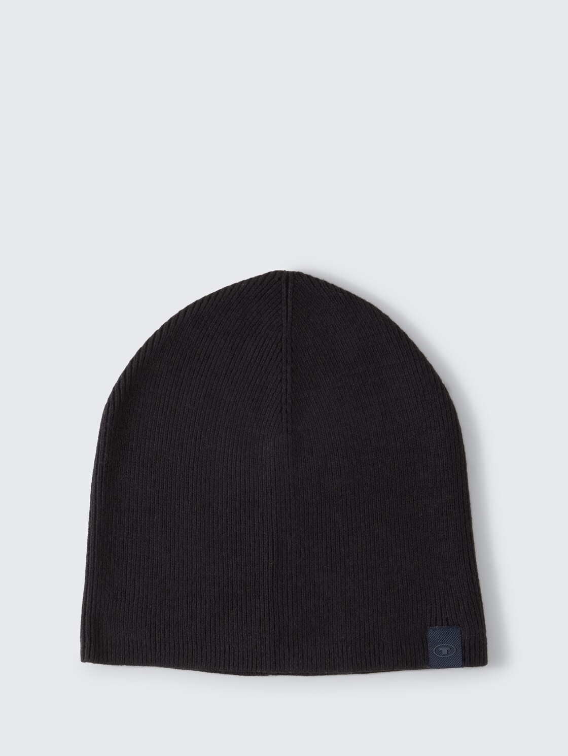 Beanie Mütze mit Kaschmir-Anteil - Black - Vorder-Produkt-Ansicht