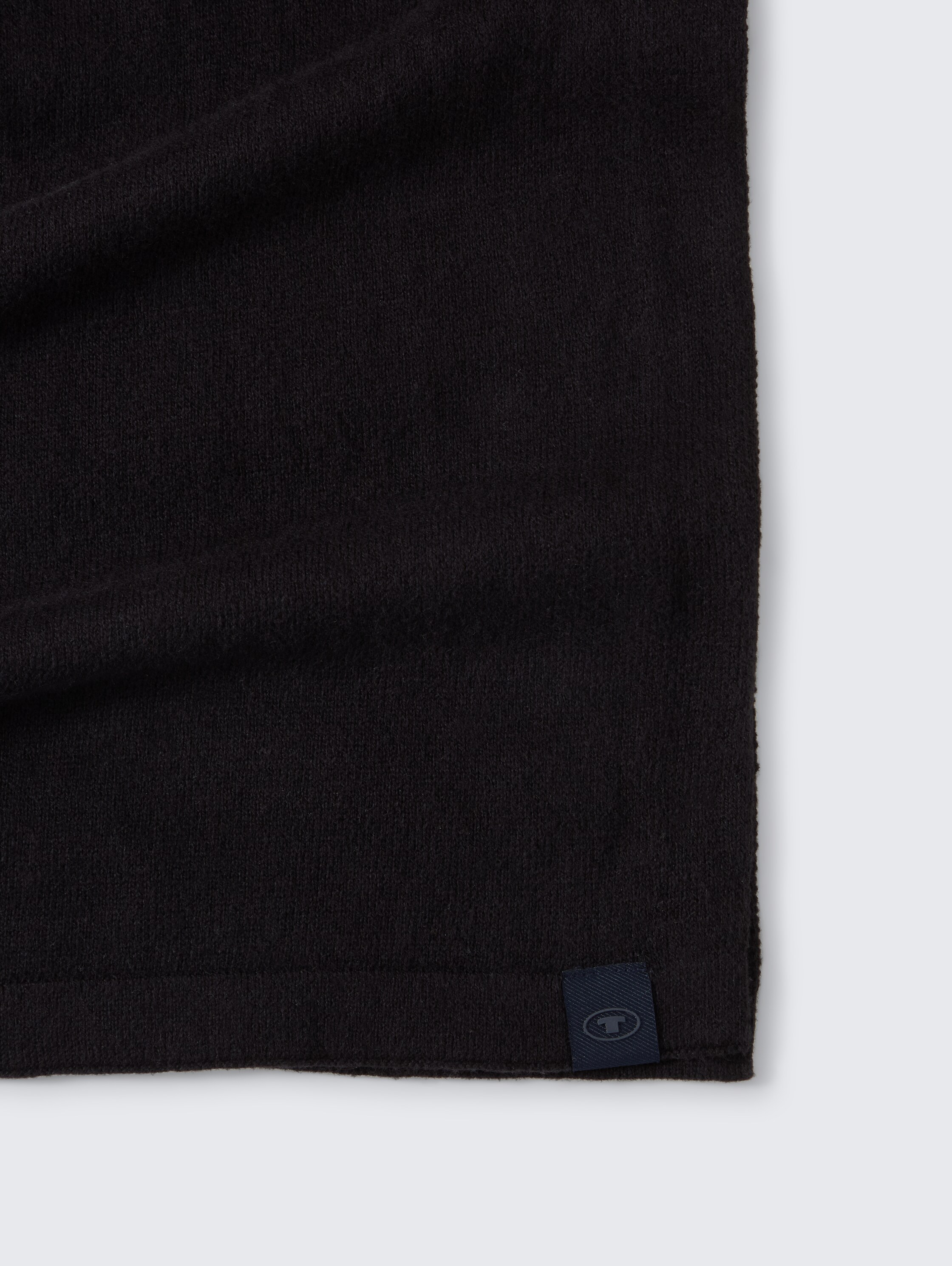 Sjaal met kasjmier - black - 