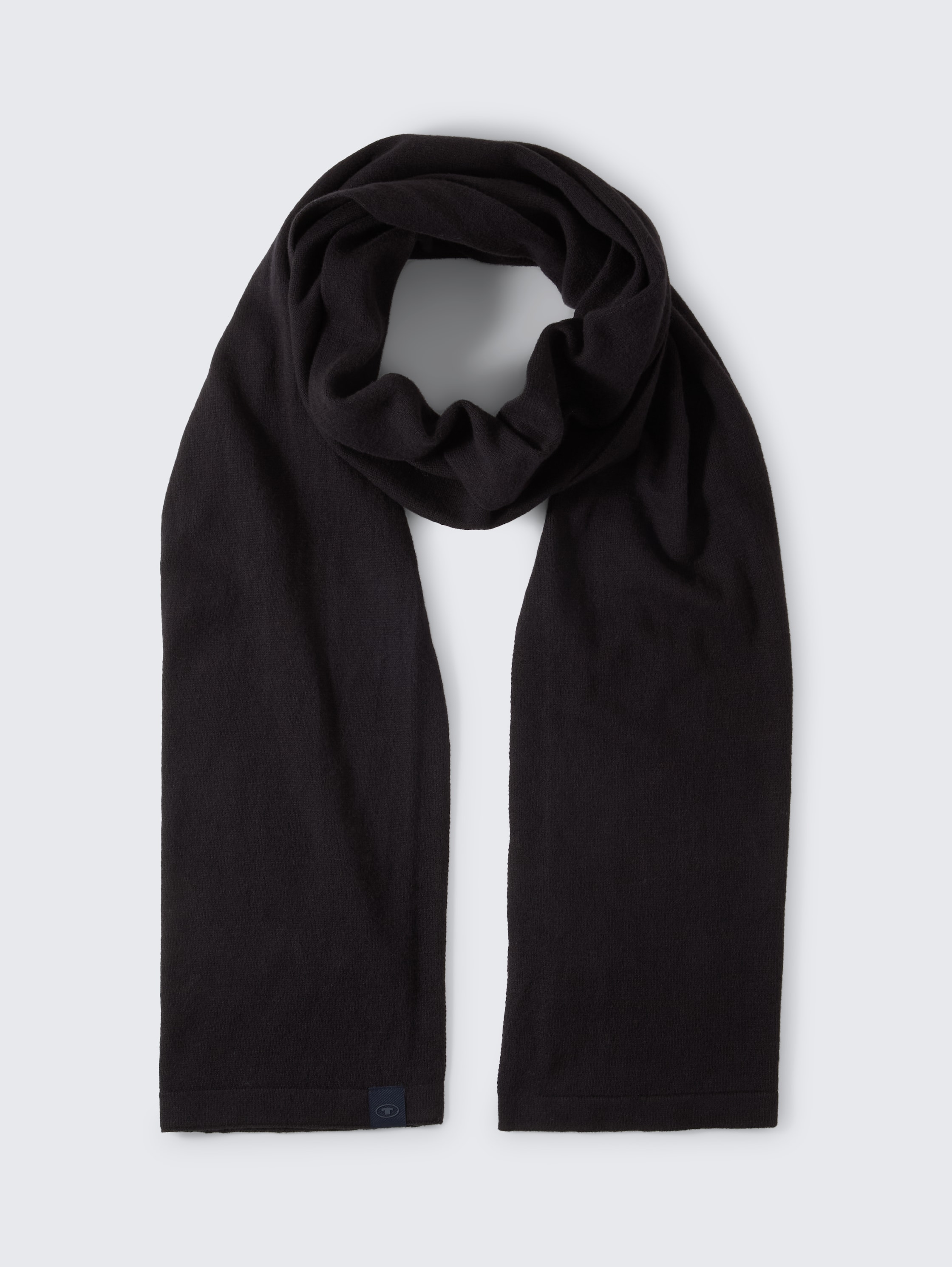 Sjaal met kasjmier - black - 