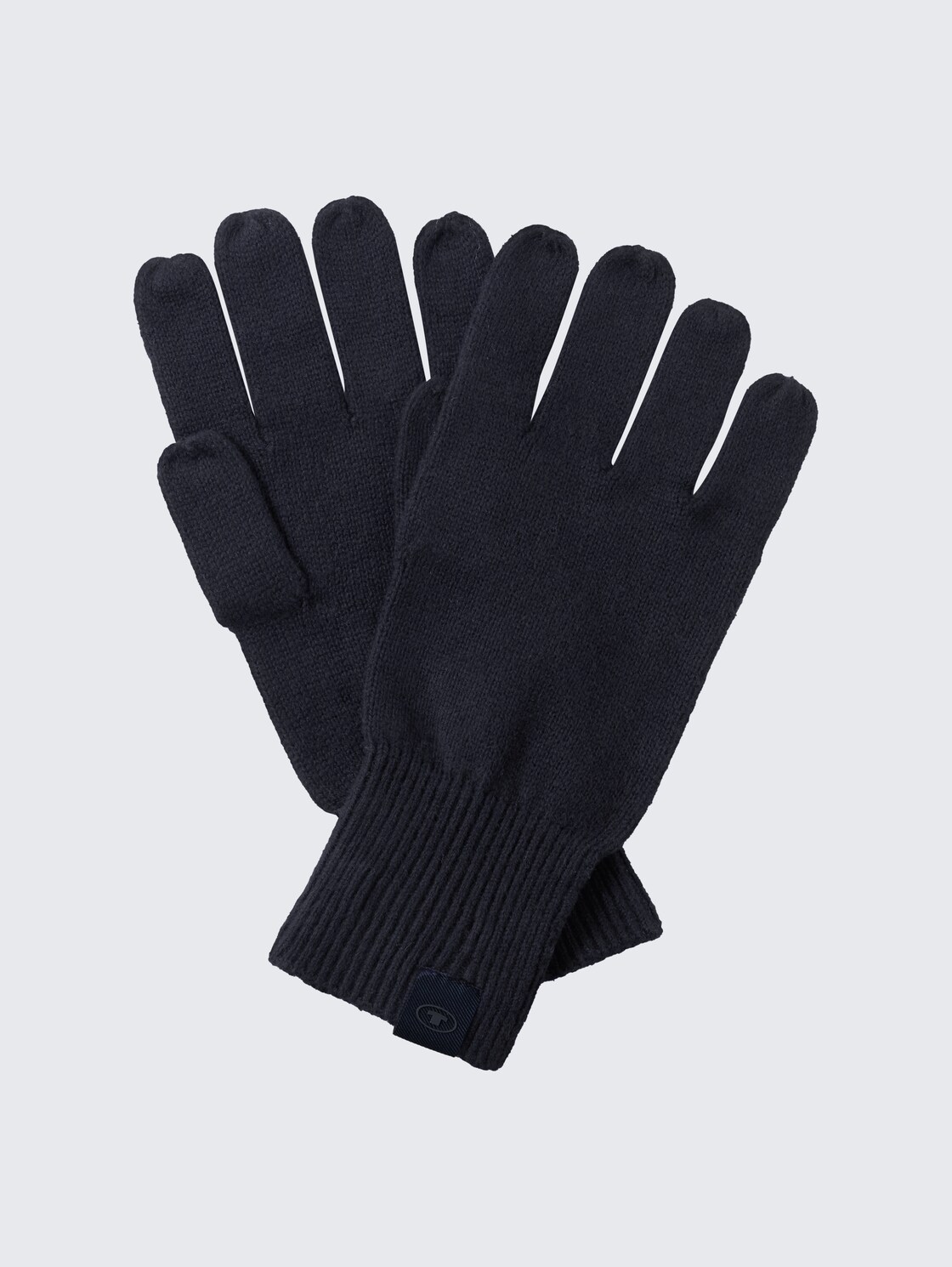 Handschuhe mit Kaschmir-Anteil - Knitted Navy Melange - Vorder-Produkt-Ansicht