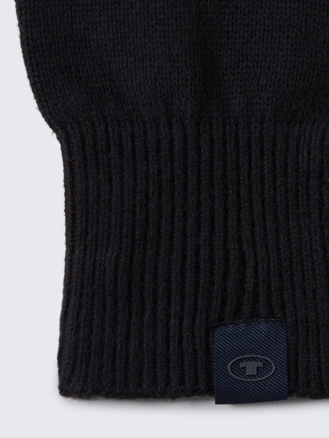 Handschuhe mit Kaschmir-Anteil - Black - Material-Ansicht