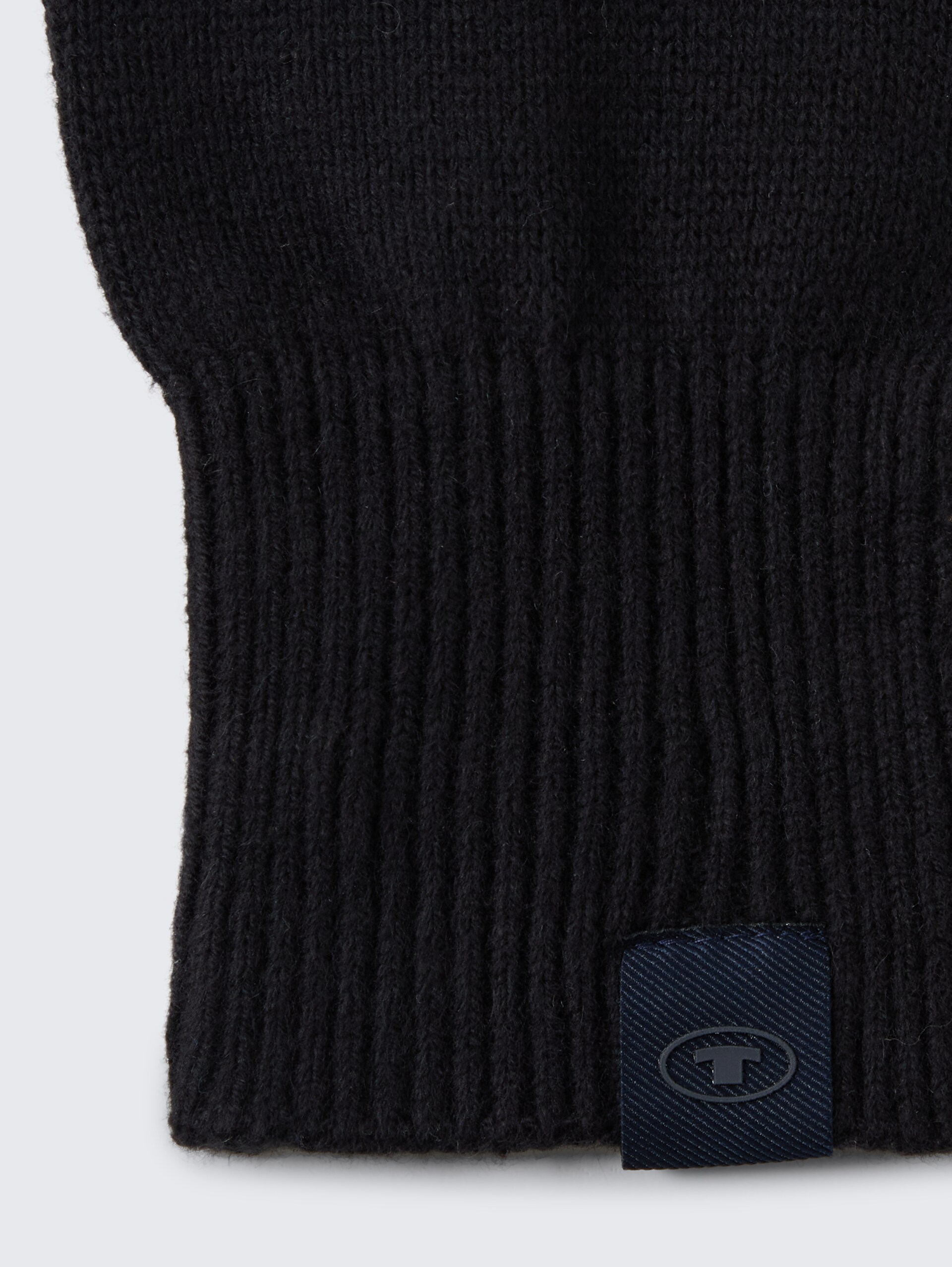 Handschuhe mit Kaschmir-Anteil - Black - Material-Ansicht