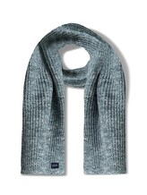 Ausgewählt, Schal aus Baumwolle von Tom Tailor, blau