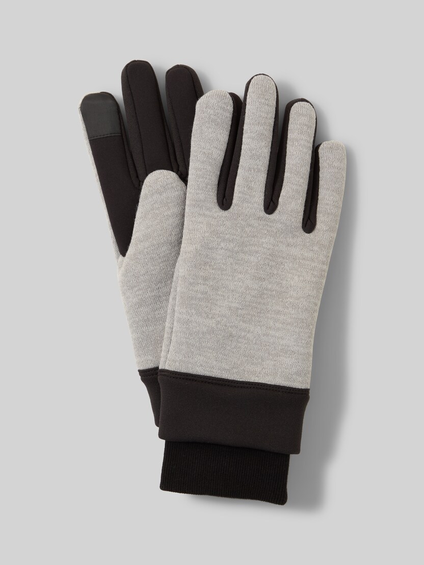 Smartphone Handschuhe von Men, Light Soft Grey Melange