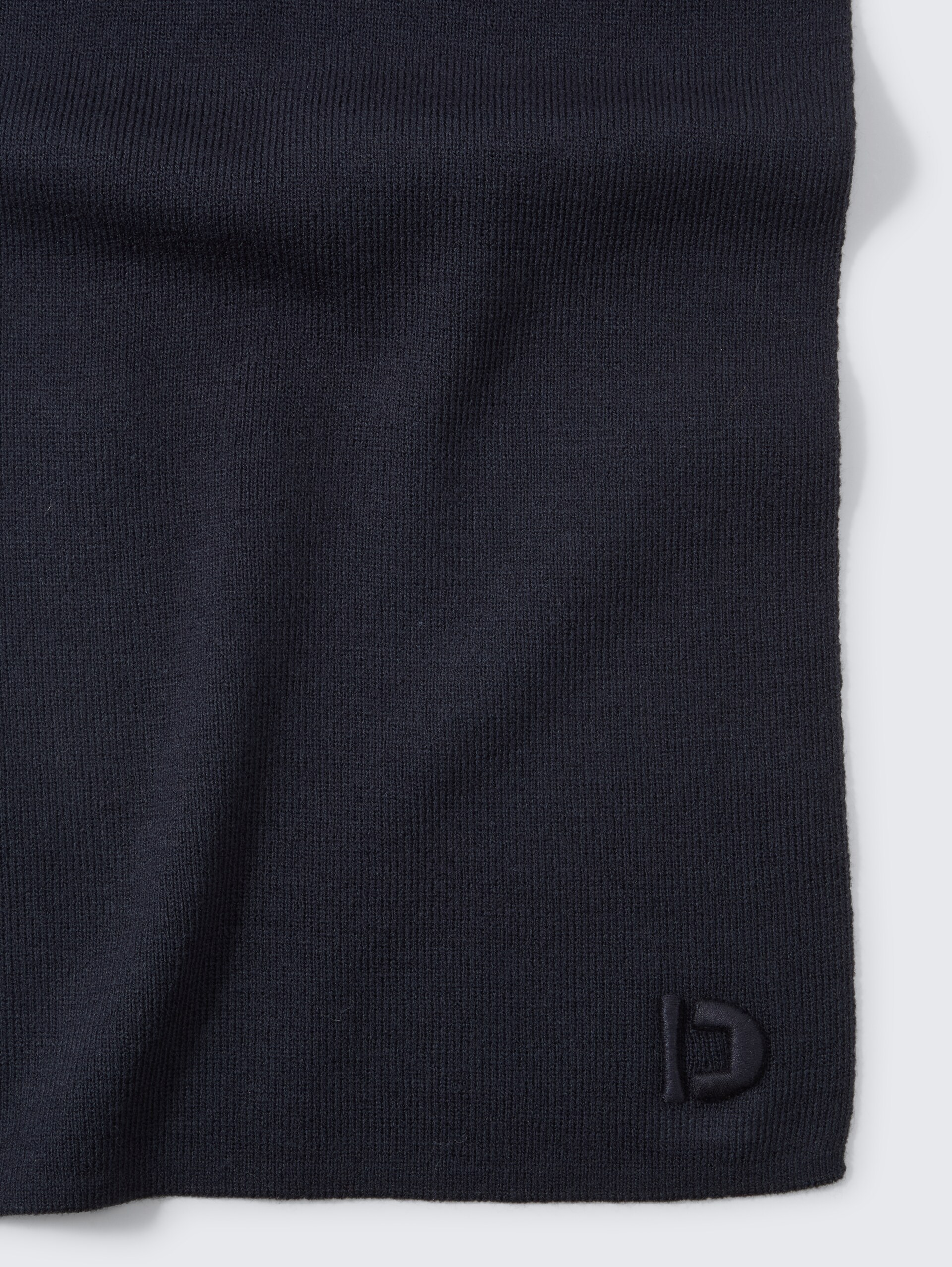 Basic Schal mit Logo-Stickerei - sky captain blue - Material-Ansicht