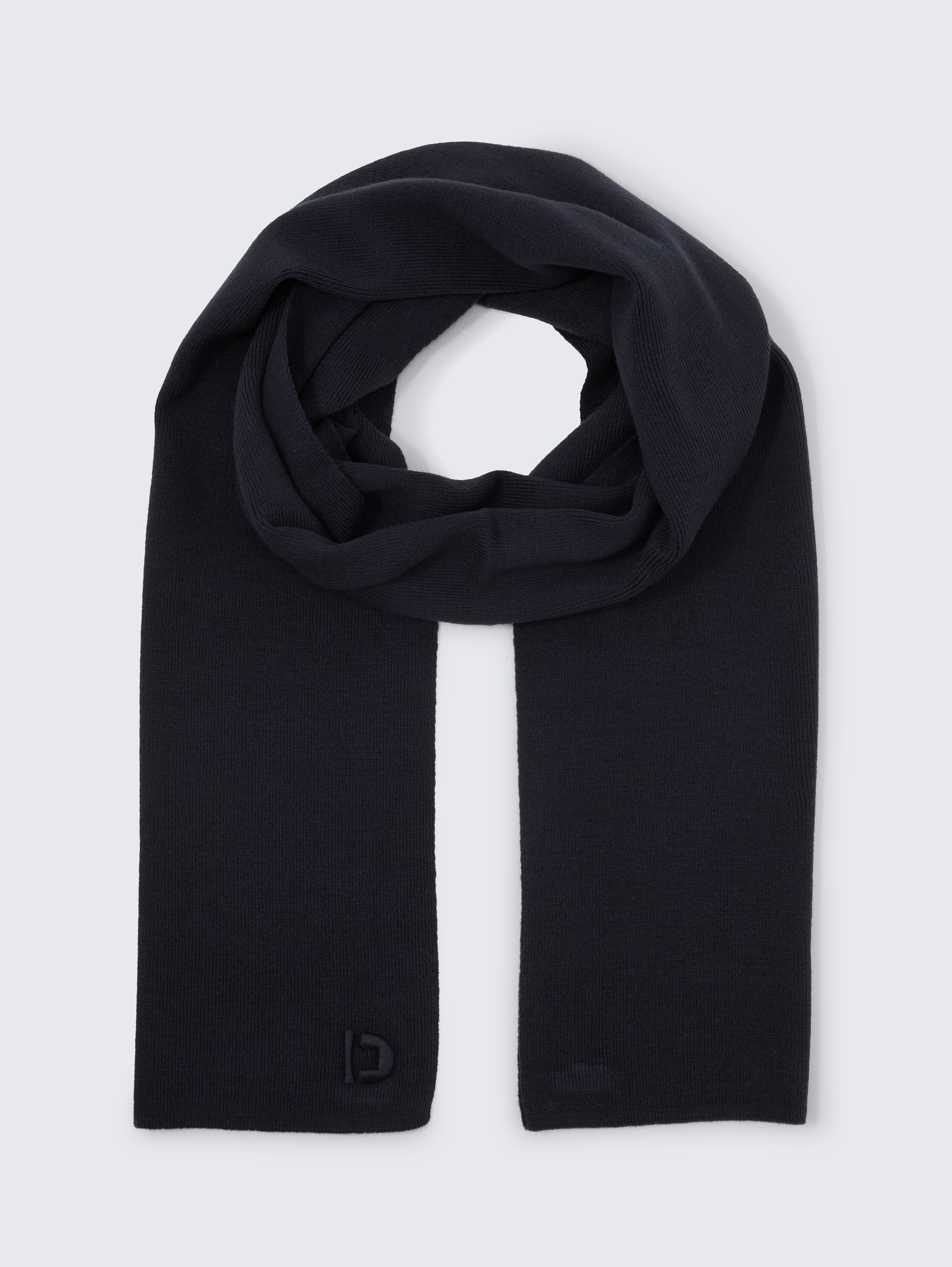 Basic scarf with logo embroidery - sky_captain_blue_1 - 