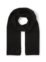 Nicht ausgewählt, Basic Schal mit Logo-Stickerei von Tom Tailor, schwarz