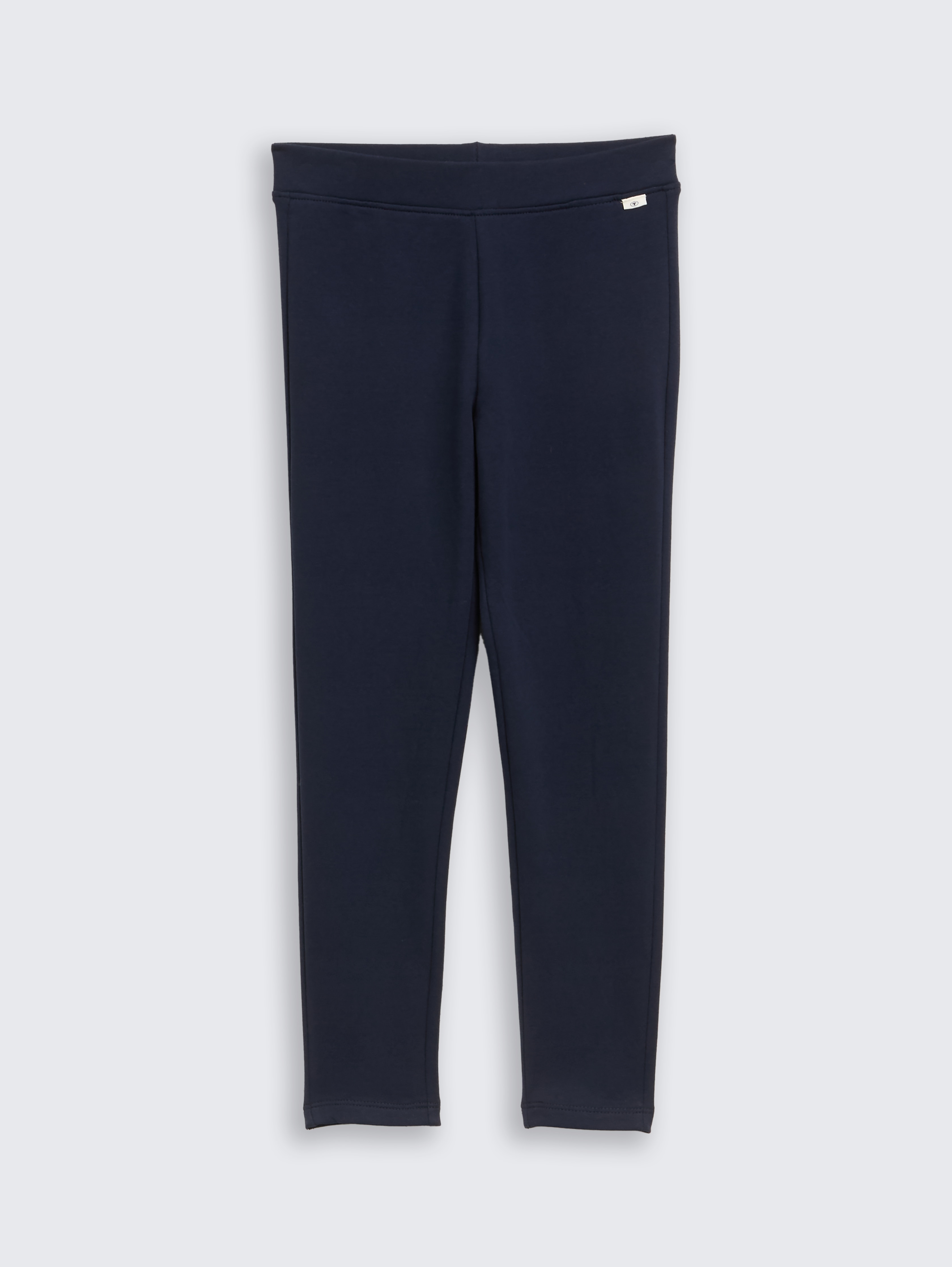 Basic Leggings mit weichem Innenfutter von Mini Girls, sky captain blue