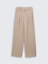 TTLEA Wide Leg Hose - soft taupe grey - Vorder-Produkt-Ansicht